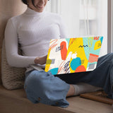 KECC Macbook Case with Cut Out Logo + Keyboard Cover Package |  graffiti