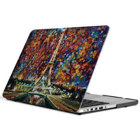 Macbook Case | Oil Painting Collection - Day view of Eiffel Tower - Case Kool
