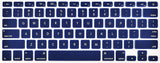 KECC Macbook Case with Cut Out Logo + Keyboard Cover and Sleeve Package |  Matte Navy