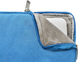 Macbook Case with Keyboard Cover, Screen Protector and Sleeve Package | Floral Collection - Blue Flower - Case Kool