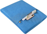 Macbook Case with Keyboard Cover, Screen Protector and Sleeve Package | Floral Collection - Blue Flower - Case Kool