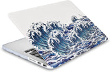KECC Macbook Case with Cut Out Logo + Keyboard Cover and Screen Protector Package | Ocean Wave