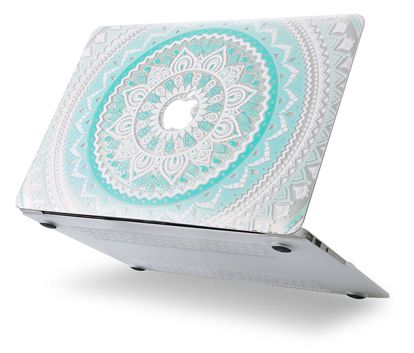 Macbook Case Color Collection Green Medallion KECC