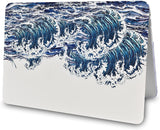 KECC Macbook Case with Cut Out Logo + Keyboard Cover and Screen Protector Package | Ocean Wave