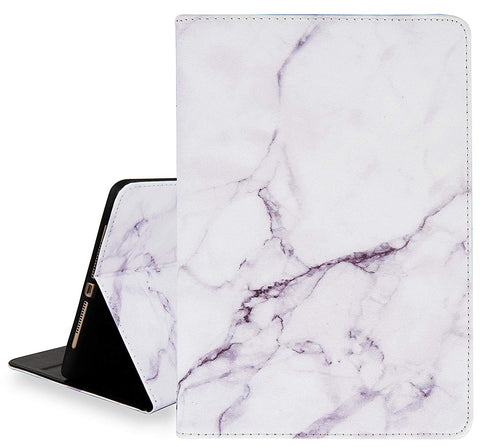 iPad Case | Marble Collection -  White Marble - Case Kool