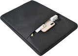 KECC Macbook Case with Cut Out Logo + Keyboard Cover and Sleeve Package |  Matte Chestnut Crocodile Leather