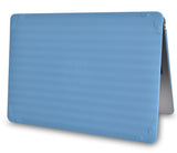 KECC Macbook Case with Cut Out Logo + Keyboard Cover | Color Collection - Baby Blue Luggage