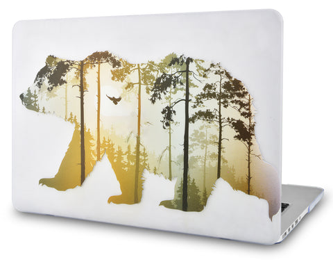 KECC Macbook Case with Cut Out Logo | Color Collection -  Bear