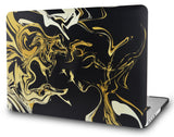KECC Macbook Case with Cut Out Logo | Color Collection -  Black Gold