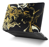 KECC Macbook Case with Cut Out Logo | Color Collection -  Black Gold