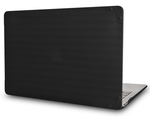 KECC Macbook Case with Cut Out Logo | Color Collection - Black Luggage