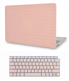 KECC Macbook Case with Cut Out Logo + Keyboard Cover | Color Collection - Baby Pink Luggage