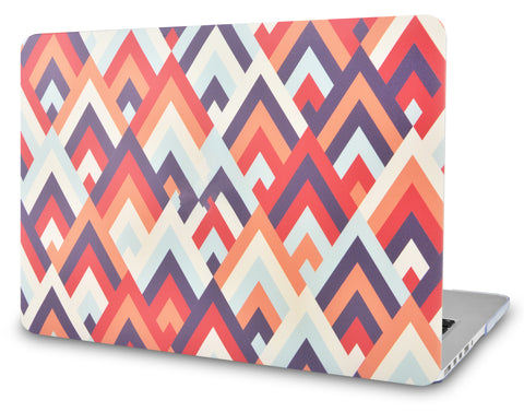 KECC Macbook Case with Cut Out Logo |  Colorful Triangles 2