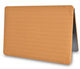 KECC Macbook Case with Cut Out Logo + Keyboard Cover | Color Collection - Custard Luggage