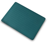 KECC Macbook Case with Cut Out Logo + Keyboard Cover | Color Collection - Dark Green Luggage