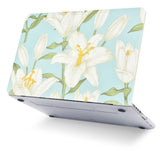 KECC Macbook Case with Cut Out Logo + Keyboard Cover Package |  Flower 11