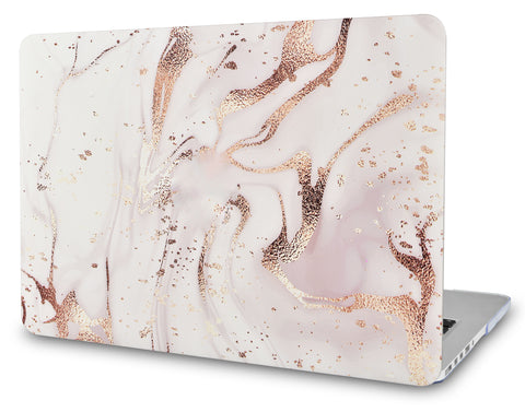 KECC Macbook Case with Cut Out Logo |  Gold Branches