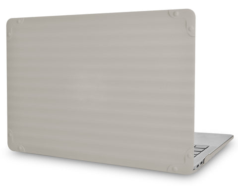 KECC Macbook Case with Cut Out Logo | Color Collection - Grey Luggage