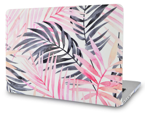 KECC Macbook Case with Cut Out Logo | Leaf - Pink Grey