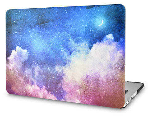 KECC Macbook Case with Cut Out Logo | Galaxy Space Collection - Night Sky 2