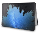 KECC Macbook Case with Cut Out Logo + Keyboard Cover and Screen Protector Package |Night Sky 3