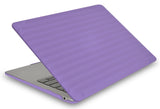 KECC Macbook Case with Cut Out Logo | Color Collection - Purple Luggage