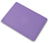 KECC Macbook Case with Cut Out Logo + Keyboard Cover | Color Collection - Purple Luggage