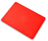 KECC Macbook Case with Cut Out Logo | Color Collection - Red Luggage