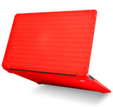 KECC Macbook Case with Cut Out Logo | Color Collection - Red Luggage