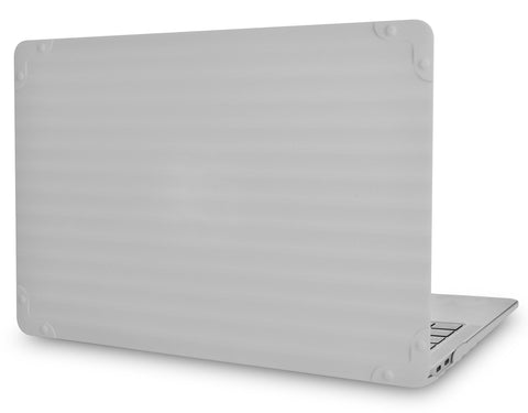 KECC Macbook Case with Cut Out Logo | Color Collection - Silver Luggage
