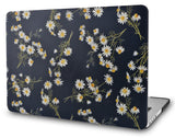KECC Macbook Case with Cut Out Logo | Oil Painting Collection - White Daisies