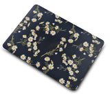 KECC Macbook Case with Cut Out Logo | Oil Painting Collection - White Daisies