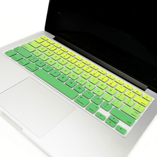 Macbook Ultra-Thin Keyboard Cover - Faded Ombre Light Green