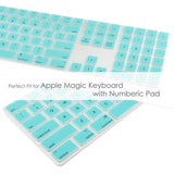 Magic Keyboard Cover with Numeric Keypad MQ052LL/A - Aqua Blue (US/CA keyboard) - Case Kool
