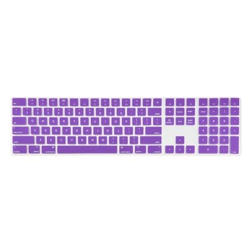 WYGCH Coque de protection ultra fine en silicone pour clavier filaire en aluminium MB110LL/B (A1243) pour clavier numérique Mac (Final Cut Pro X WYGCH Coque de protection ultra fine en silicone pour clavier filaire en aluminium MB110LL/B (A1243) pour clavier numérique Mac (Final Cut Pro X