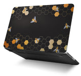 KECC Macbook Case with Cut Out Logo | Galaxy Space Collection -  Black Bees