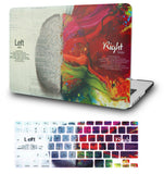 KECC Macbook Case with Cut Out Logo + Keyboard Cover Package | Color Collection - Brain