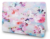 KECC Macbook Case with Cut Out Logo + Keyboard Cover Package | Floral Collection - Flower 7