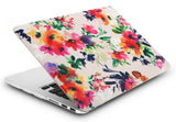 KECC Macbook Case with Cut Out Logo + Keyboard Cover Package | Floral Collection - Flower 8