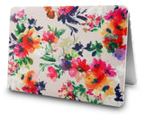 KECC Macbook Case with Cut Out Logo + Keyboard Cover Package | Floral Collection - Flower 8