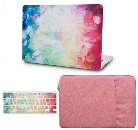 KECC Macbook Case with Cut Out Logo + Keyboard Cover and Sleeve Package | Painting Collection - Fantasy