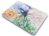 KECC Macbook Case with Cut Out Logo | Oil Painting Collection - Four Season Tree