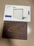 KECC Macbook Case with Cut Out Logo | Color Collection - Walnut Wood