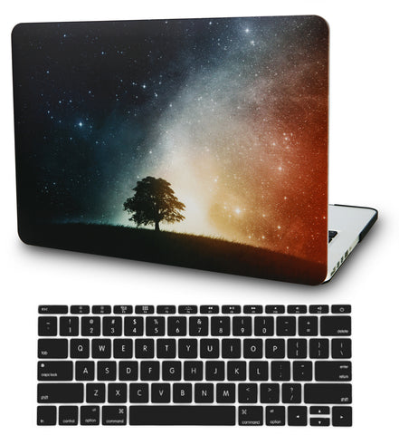 KECC Macbook Case with Cut Out Logo + Keyboard Cover Package | Lonely Tree