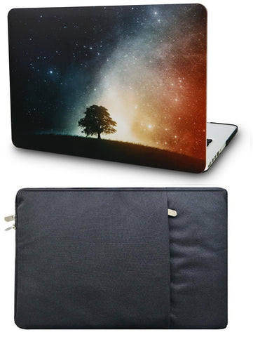 KECC Macbook Case with Cut Out Logo + Sleeve Package | Painting Collection - Lonely Tree