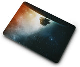 KECC Macbook Case with Cut Out Logo + Keyboard Cover and Sleeve Package | Galaxy Space Collection - Lonely Tree