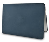 KECC Macbook Case with Cut Out Logo + Keyboard Cover and Sleeve Package | Matte Navy Green