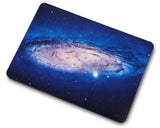 KECC Macbook Case with Cut Out Logo | Galaxy Space Collection - Milky Way