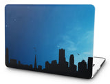 KECC Macbook Case with Cut Out Logo | Oil Painting Collection - Night City