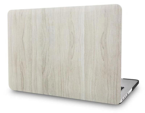 KECC Macbook Case with Cut Out Logo | Wood Collection - Pine Wood 2